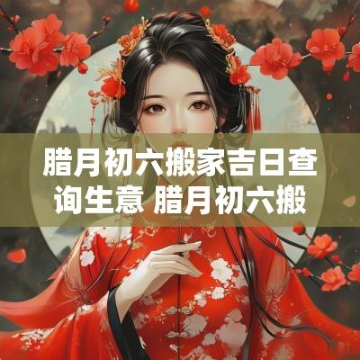 腊月初六搬家吉日查询生意 腊月初六搬家好吗