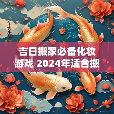 吉日搬家必备化妆游戏 2025年适合搬家的黄道吉日吉时