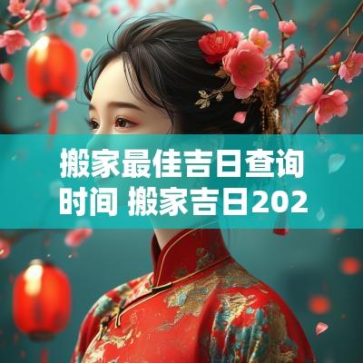 搬家最佳吉日查询时间 搬家吉日2025年11月最佳时间