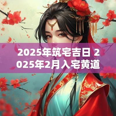 2025年筑宅吉日 2025年2月入宅黄道吉日