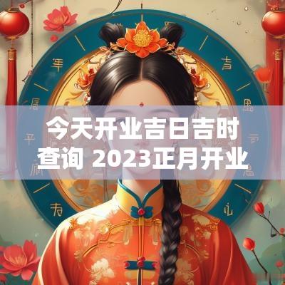 今天开业吉日吉时查询 2025正月开业吉日吉时查询表