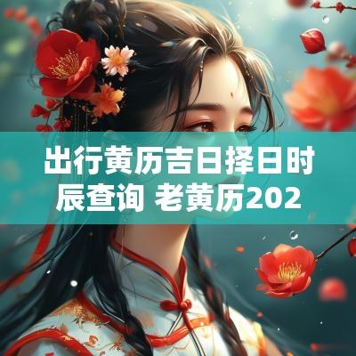 出行黄历吉日择日时辰查询 老黄历2025年出行黄道吉日一览表