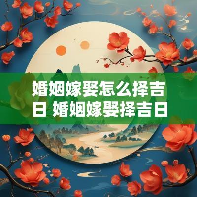 婚姻嫁娶怎么择吉日 婚姻嫁娶择吉日学什么书最权威?