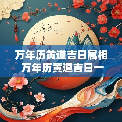 万年历黄道吉日属相 万年历黄道吉日一览表