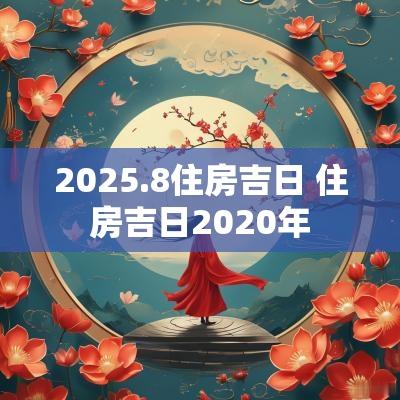 2025.8住房吉日 住房吉日2025年