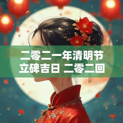 二零二一年清明节立碑吉日 二零二回年清明节有啥忌讳