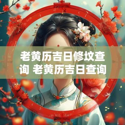 老黄历吉日修坟查询 老黄历吉日查询2025年修坟吉日