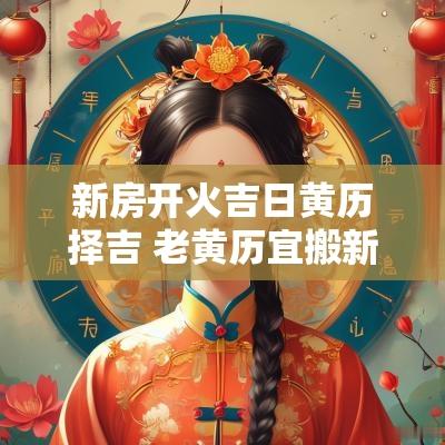新房开火吉日黄历择吉 老黄历宜搬新家忌作灶能开火吗
