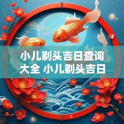 小儿剃头吉日查询大全 小儿剃头吉日