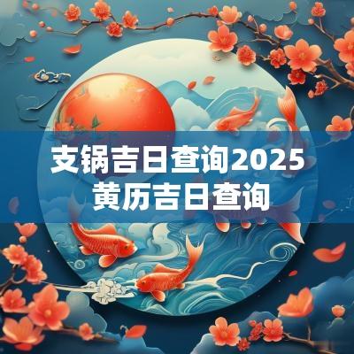 支锅吉日查询2025 黄历吉日查询