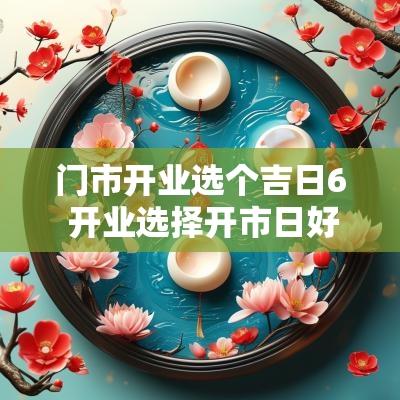 门市开业选个吉日6 开业选择开市日好吗