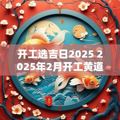 开工选吉日2025 2025年2月开工黄道吉日是哪几天