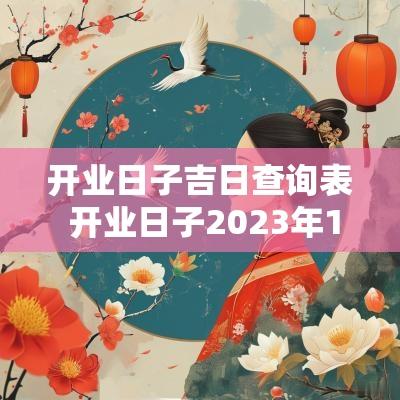 开业日子吉日查询表 开业日子2025年10月黄道吉日查询