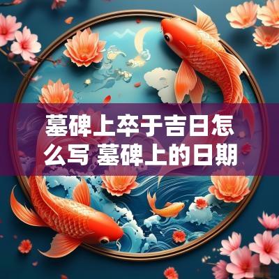 墓碑上卒于吉日怎么写 墓碑上的日期如何写