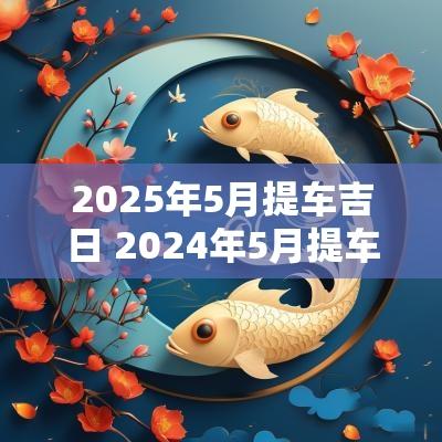 2025年5月提车吉日 2025年5月提车最好吉日