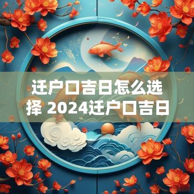 迁户口吉日怎么选择 2025迁户口吉日一览表