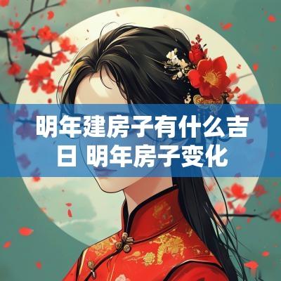 明年建房子有什么吉日 明年房子变化