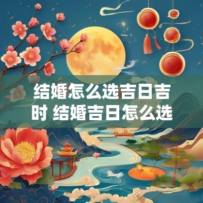 结婚怎么选吉日吉时 结婚吉日怎么选择
