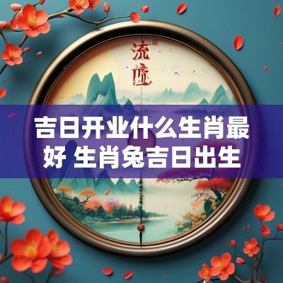 吉日开业什么生肖最好 生肖兔吉日出生最好