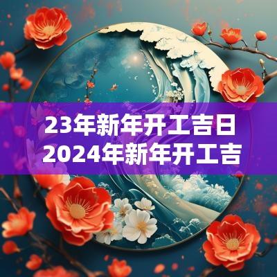 23年新年开工吉日 2025年新年开工吉日