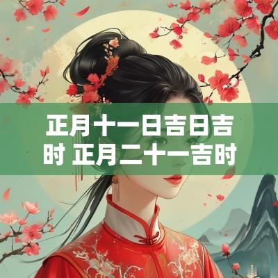 正月十一日吉日吉时 正月二十一吉时