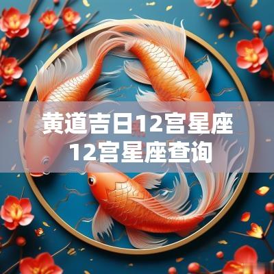 黄道吉日12宫星座 12宫星座查询