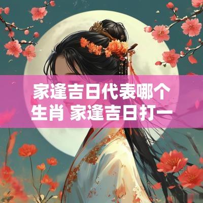 家逢吉日代表哪个生肖 家逢吉日打一个生肖