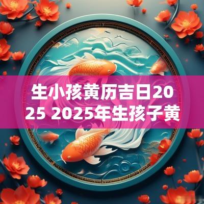 生小孩黄历吉日2025 2025年生孩子黄历查询