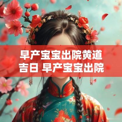 早产宝宝出院黄道吉日 早产宝宝出院后注意事项