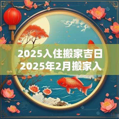 2025入住搬家吉日 2025年2月搬家入宅黄道吉日