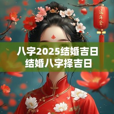 八字2025结婚吉日 结婚八字择吉日