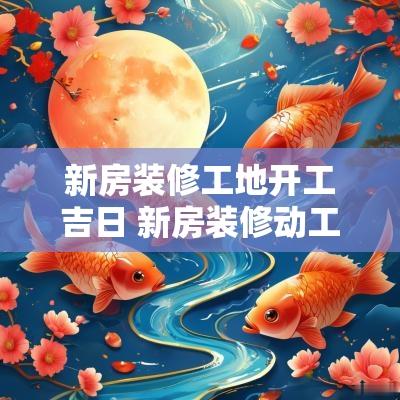 新房装修工地开工吉日 新房装修动工吉日吉时