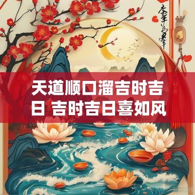 天道顺口溜吉时吉日 吉时吉日喜如风顺口溜