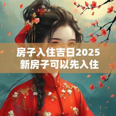 房子入住吉日2025 新房子可以先入住后选吉日入宅吗
