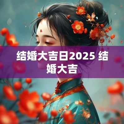 结婚大吉日2025 结婚大吉