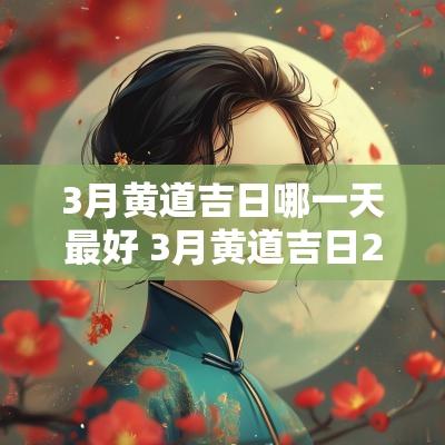 3月黄道吉日哪一天最好 3月黄道吉日2025年有哪几天