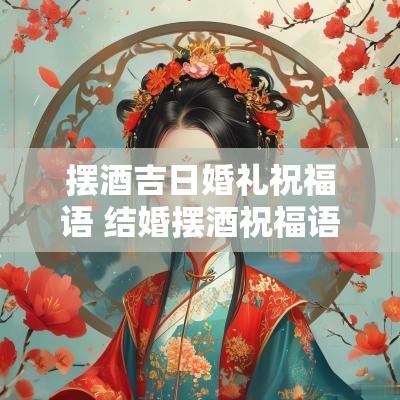摆酒吉日婚礼祝福语 结婚摆酒祝福语