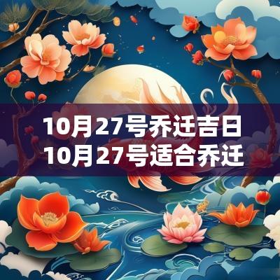 10月27号乔迁吉日 10月27号适合乔迁吗