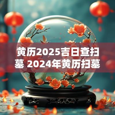 黄历2025吉日查扫墓 2025年黄历扫墓吉日查询大全