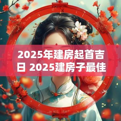 2025年建房起首吉日 2025建房子最佳动工时间