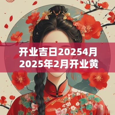 开业吉日20254月 2025年2月开业黄道吉日