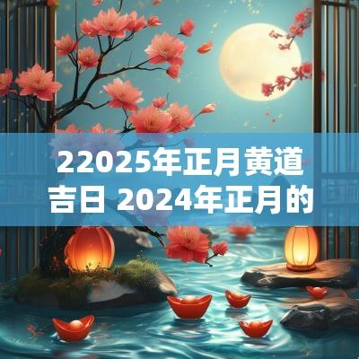 22025年正月黄道吉日 2025年正月的黄道吉日