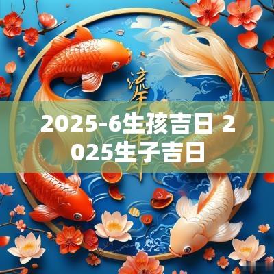 2025-6生孩吉日 2025生子吉日