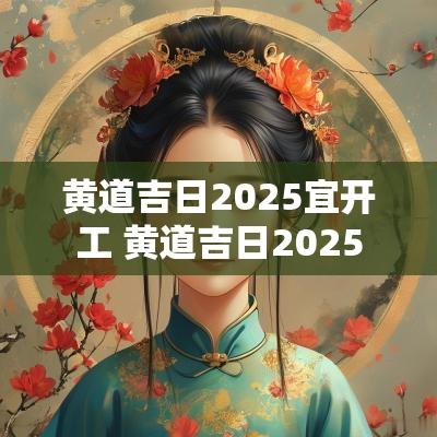 黄道吉日2025宜开工 黄道吉日2025