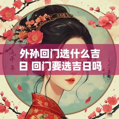 外孙回门选什么吉日 回门要选吉日吗