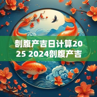 剖腹产吉日计算2025 2025剖腹产吉日