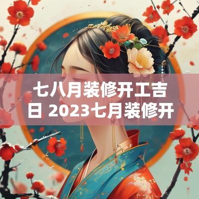 七八月装修开工吉日 2025七月装修开工黄道吉日