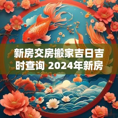 新房交房搬家吉日吉时查询 2025年新房搬家入宅黄道吉日