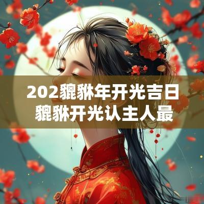 202貔貅年开光吉日 貔貅开光认主人最佳吉日