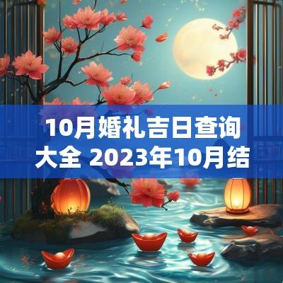 10月婚礼吉日查询大全 2025年10月结婚吉日查询一览表